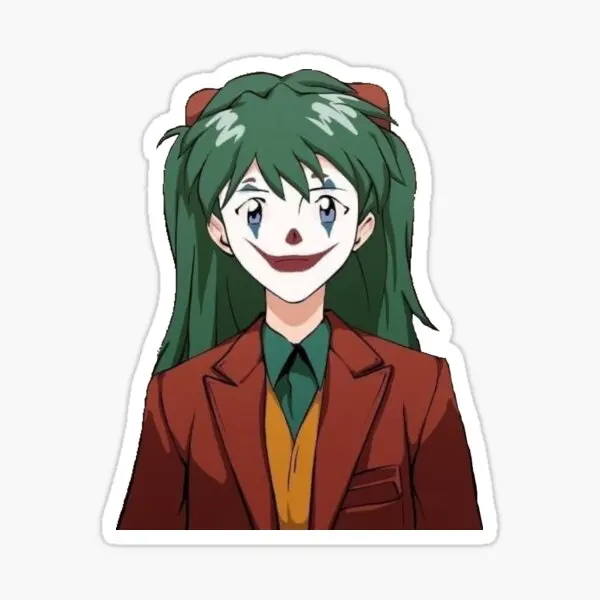 

5 шт., наклейки для багажа Joker Asuka