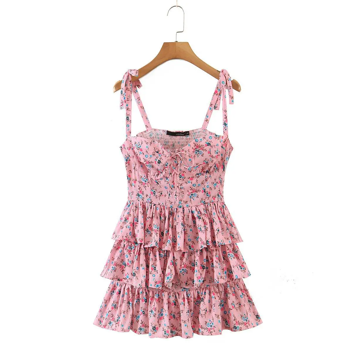 

2022 Brand chiffon New Spring Summer Women Female Sexy Polyester Dress Outwear Women Clothing