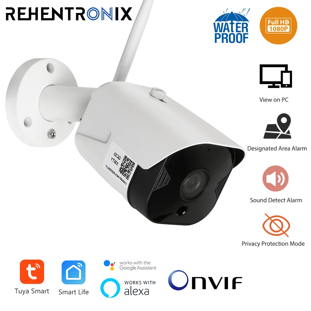 

IP-камера наружная беспроводная с поддержкой Wi-Fi, 1080P