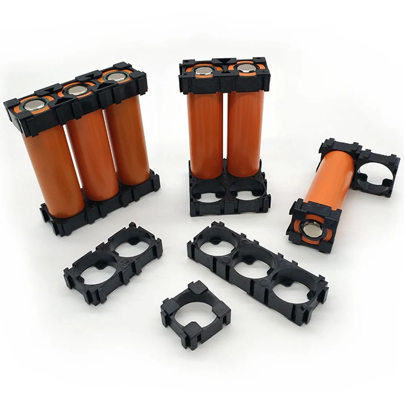 

20 шт./лот пластиковый держатель батареи 18650 кронштейн цилиндрический 18650 чехол держатель ячейки безопасности антивибрационный литий-ионный...