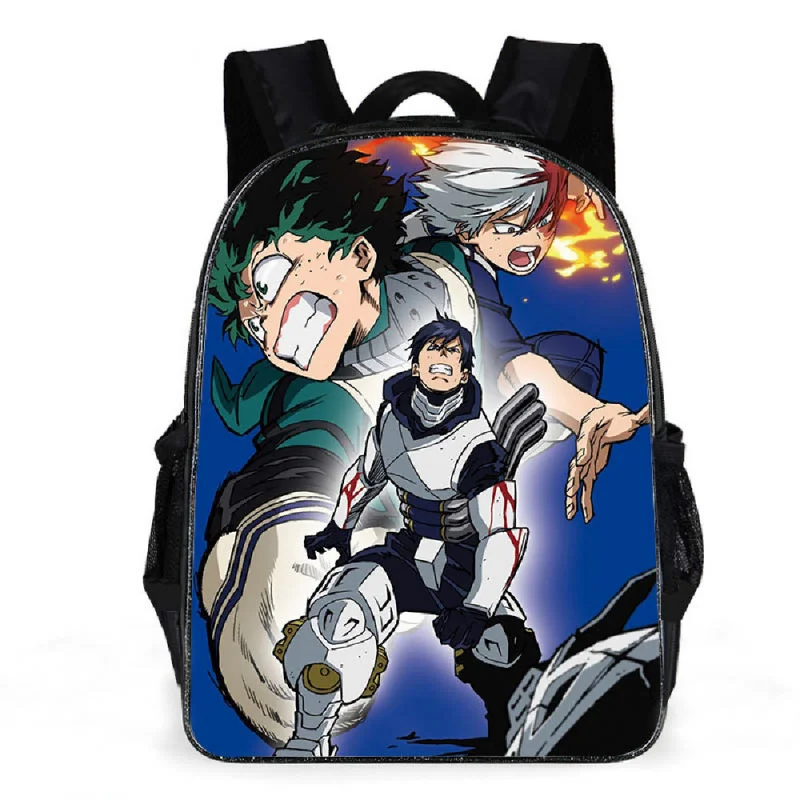 Школьный ранец My Hero академия рюкзак из полиэстера может быть отправлен от имени