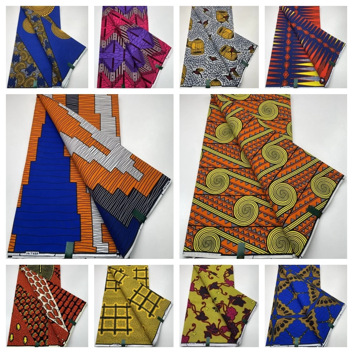 

Newest Guaranteed Veritable African Real Wax Fabric 2023 High Quality Ankara Wax Print Fabric Pagne Nigeria Style Wax Fabrics