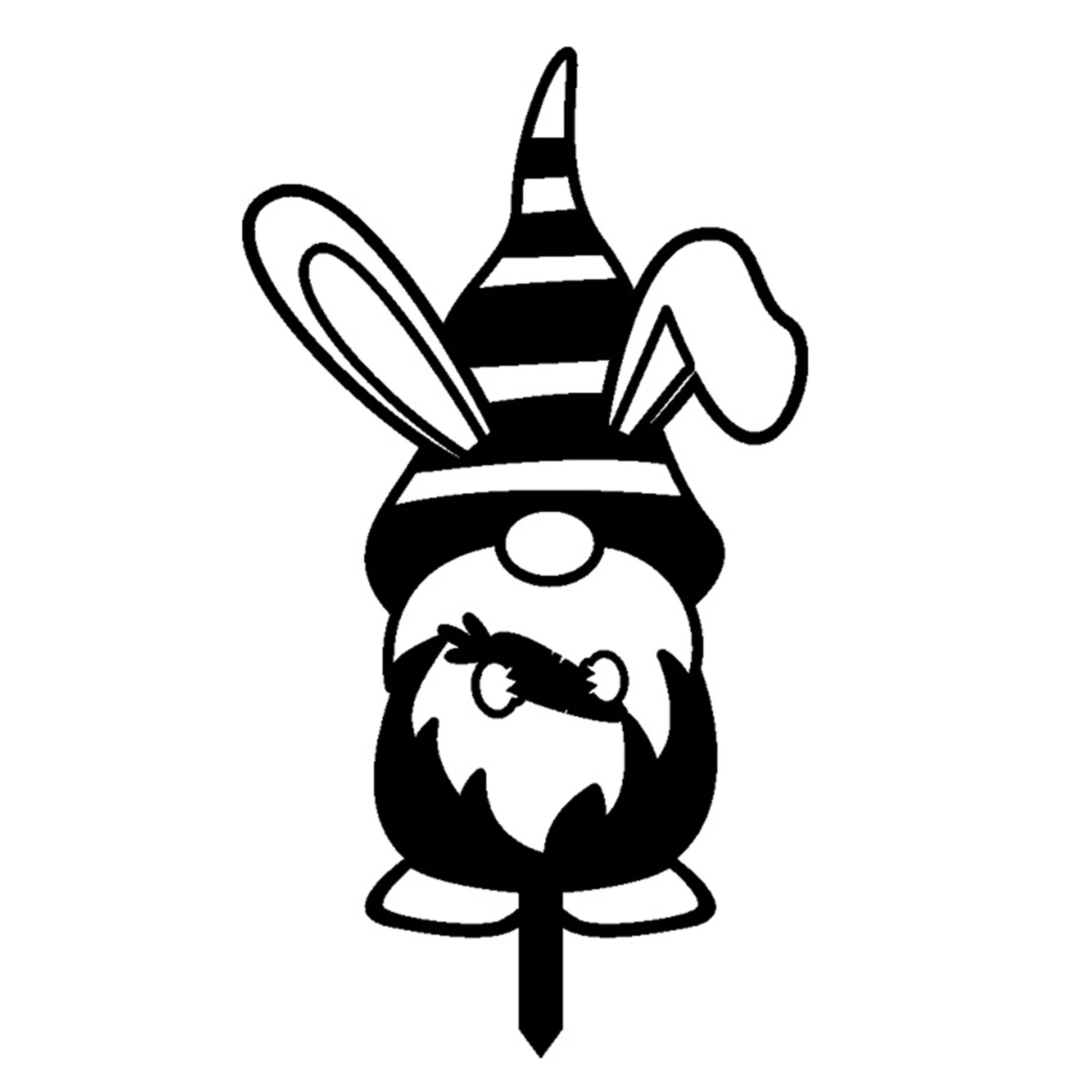 

Пасхальный ярдовый знак украшения на лужайку, водонепроницаемая Пасхальная наклейка, ярдовый знак для фотоэлементов и сада