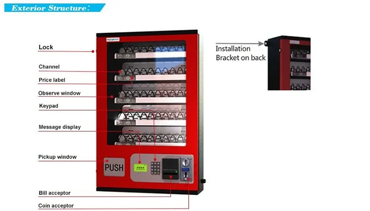 Небольшие монетные торговые машины продавец оборудования для питьевой воды зона