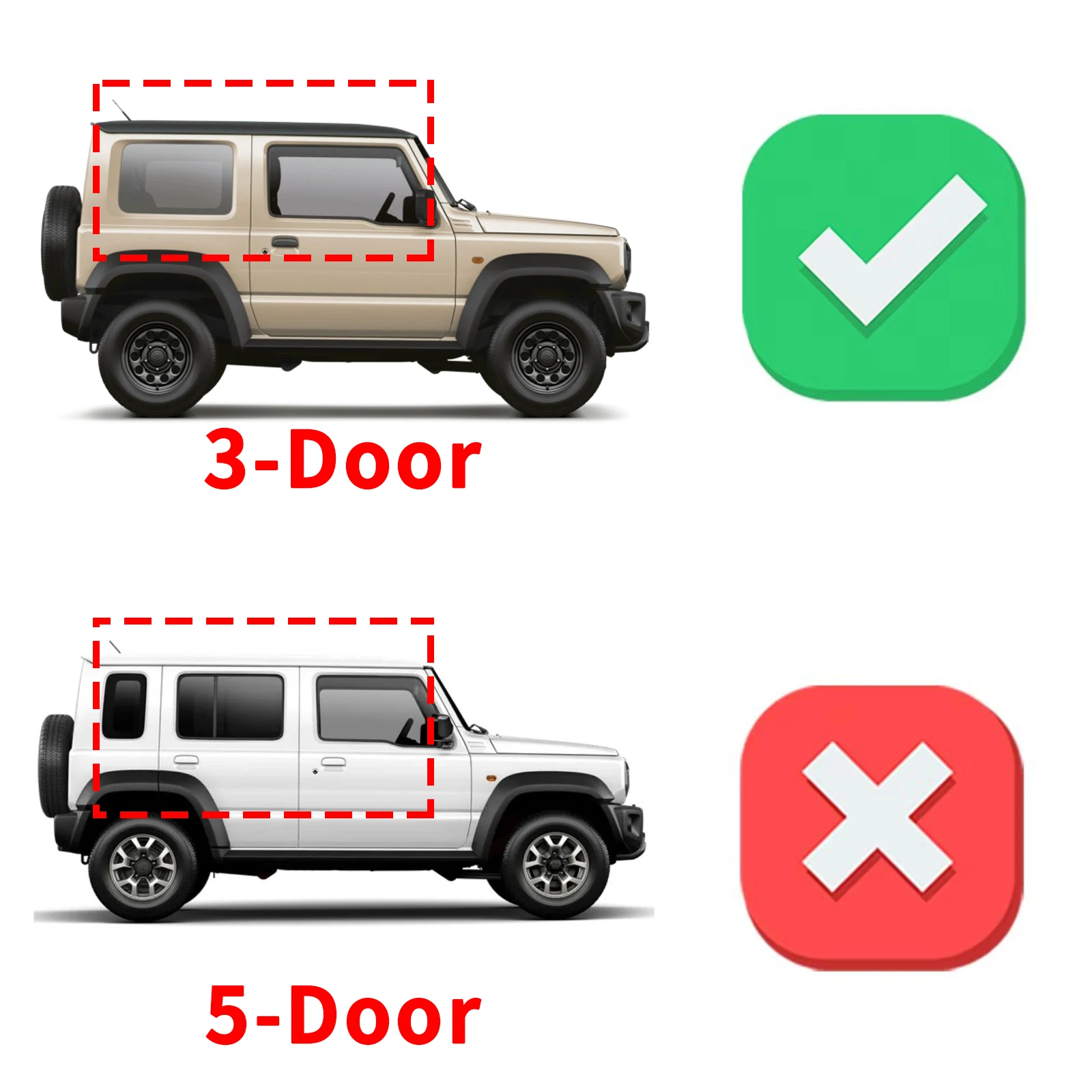 Фото Для Suzuki Jimny 2019-2023, 2024, 2025, 2026 JB74 JB64 3-дверные версии, AT/MT, экологичные коврики для пола и багажника из TPE, нескользящие, пылезащитные. №2