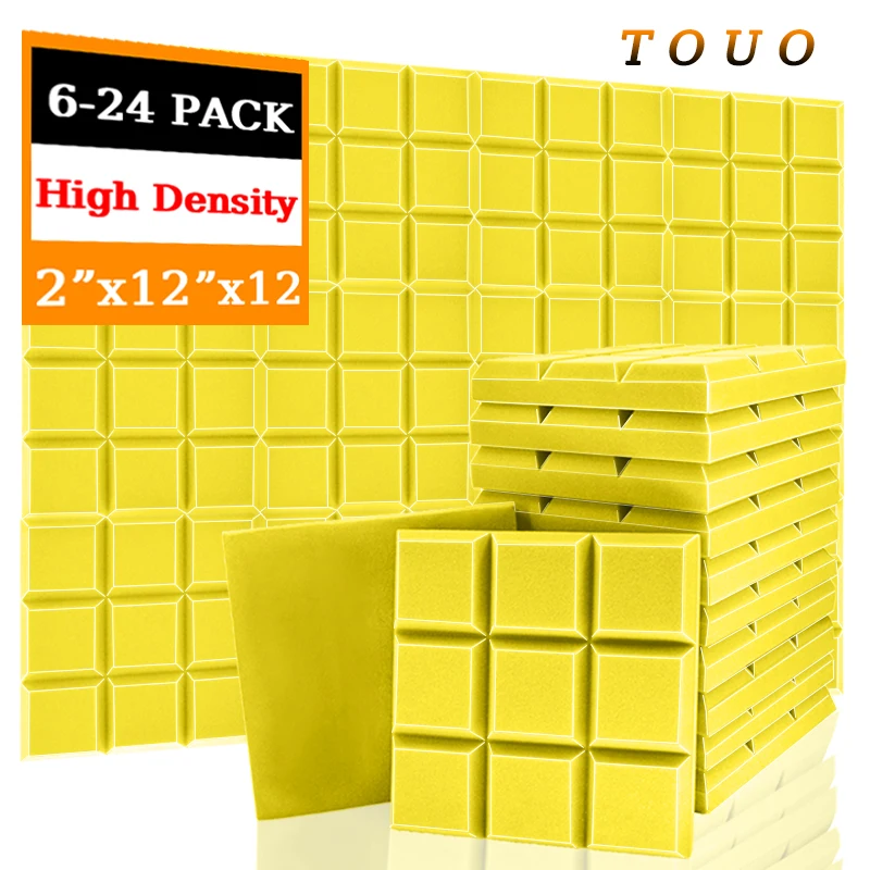 Звукоизоляционная панель TOUO 6-24 шт. акустическая пенопластовая