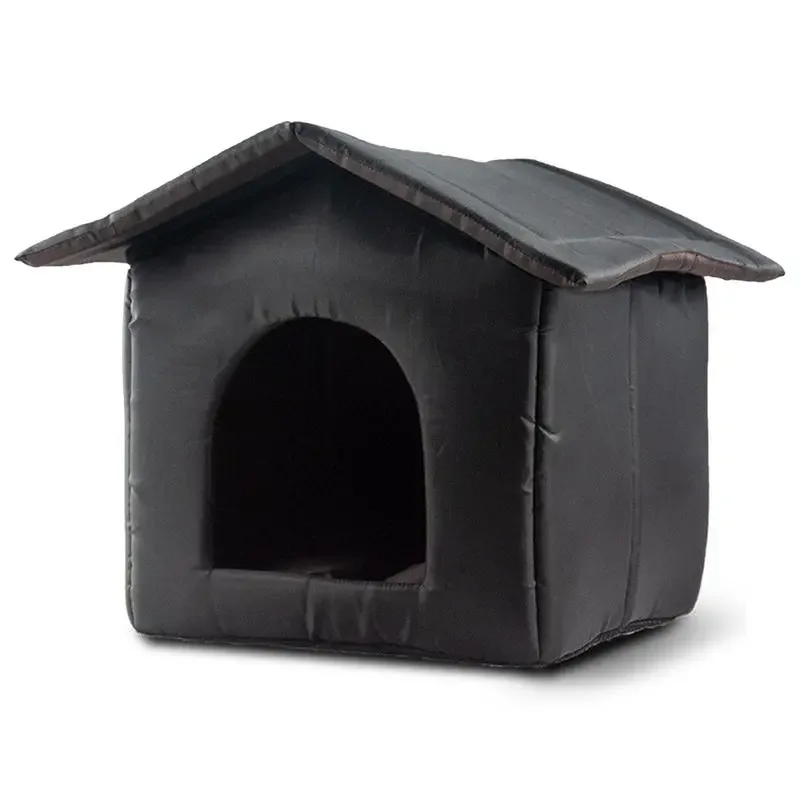 

Houses Dog Kennel Cat House Outdoor Tent With -Resistant Oxford Cloth Roof Stray Cats Shelter For Cute Cats Dogs