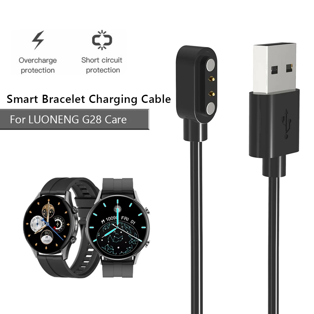 

Smart Watch USB Charging Cable For LUONENG G28 Smart Watch LUONENG G28 Smart Watch USB Charger Wire Accessories