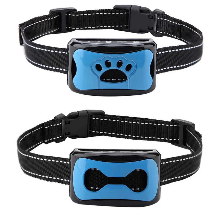 

Barking Control Device Rechargeable Waterproof Anti-Barking Collar Barking Detection Doggy Pets Trainings Tools