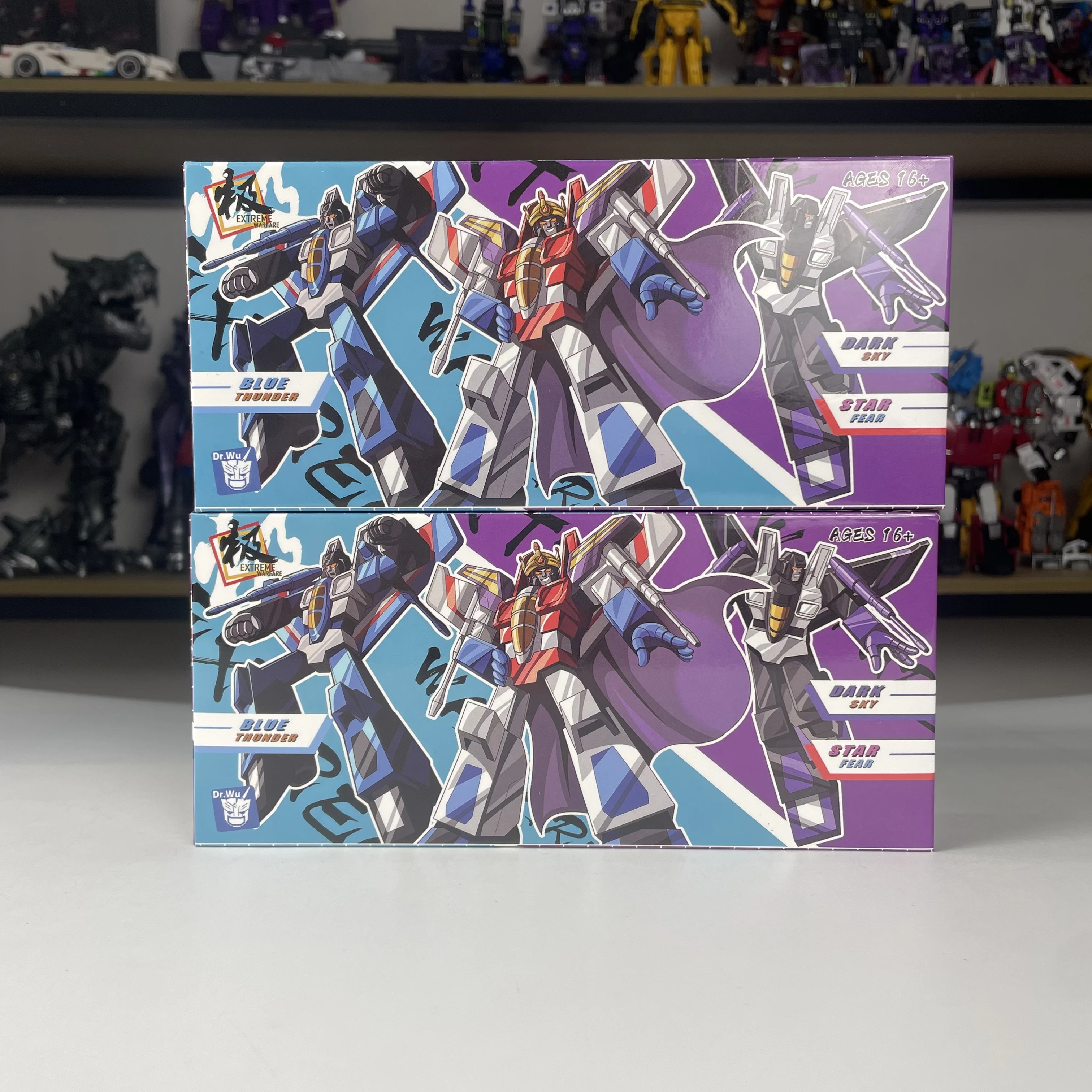 Dr.Wu Игрушка-трансформер DW-E09 Starscream Thundercracker Skywarp Coronation Kit Набор небольших