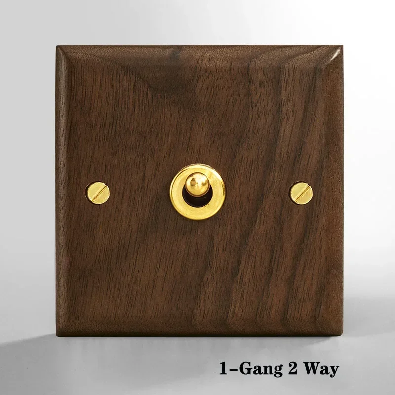 

Переключатель 1-4 клавишного 2-х положения черный орех