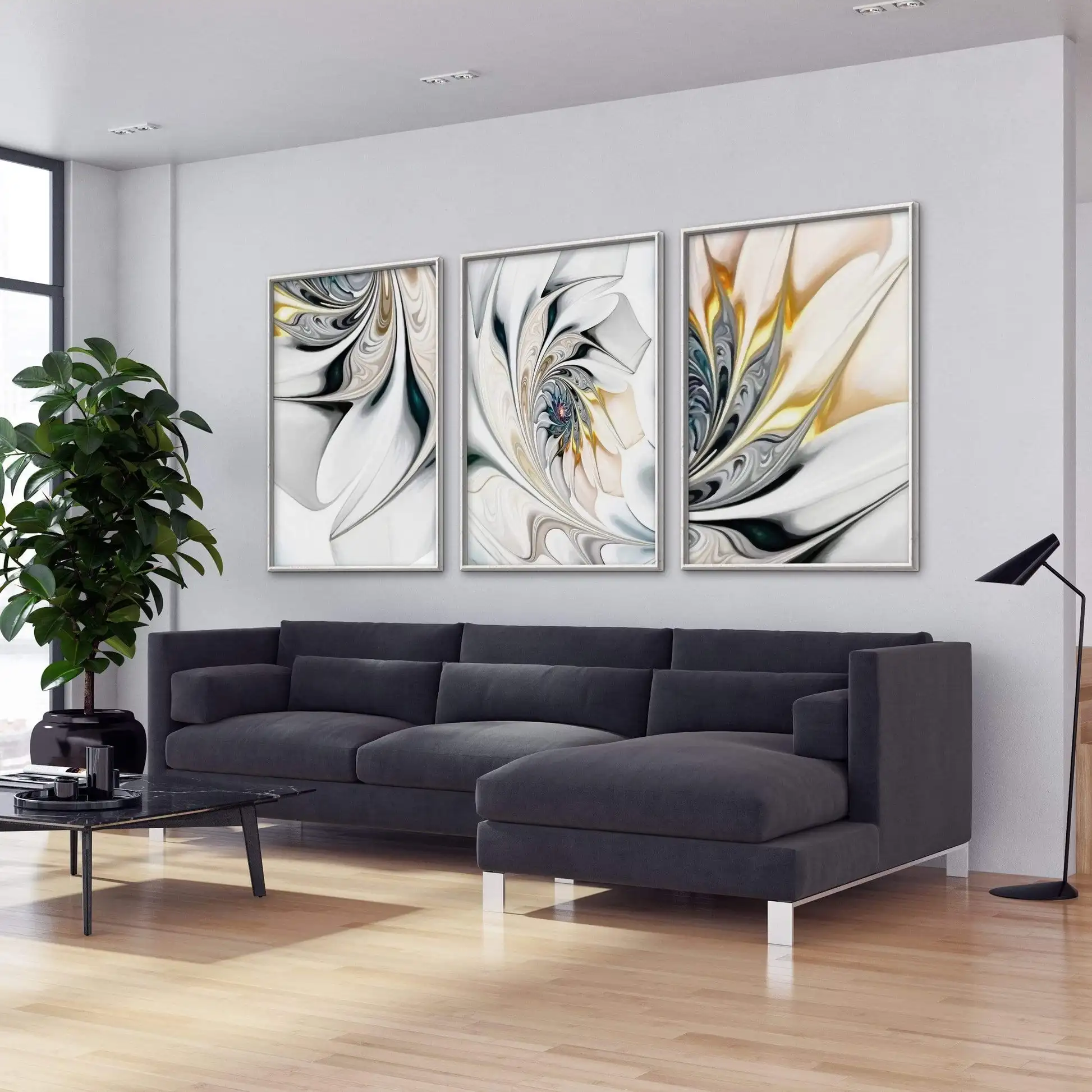 Абстрактная картина на холсте