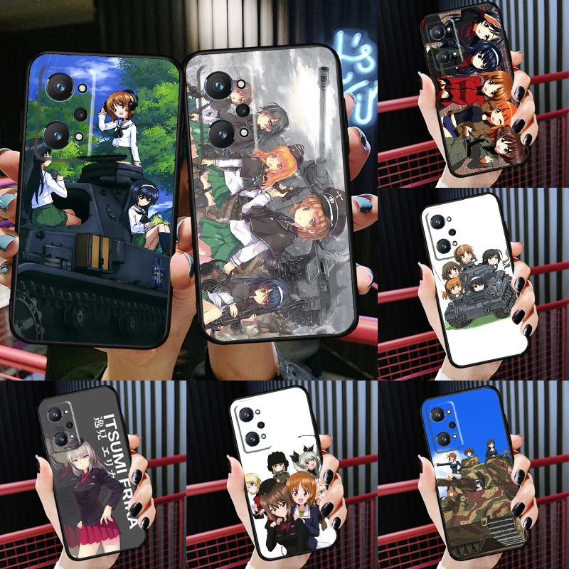 

GUP GIRLS Und PANZER Case For Realme 9 Pro Plus 8i 9i GT Neo 2 3 GT Master Cover For OnePlus 10 9 Pro Nord2 9R