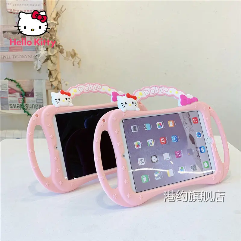 

Hello Kitty Apple Tablet PC ipad case Is Suitable for IpadMINI1/2/3/4/5/6pro2018 /2017 11 Inch Computer ipad case