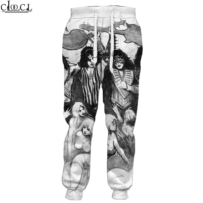 

HX 2021 Newest Rock Metal Kiss Band 3D Print Men Women Pants Harajuku Unisex Fashion Autumn Casual Sweatpants Hip Hop Trousers