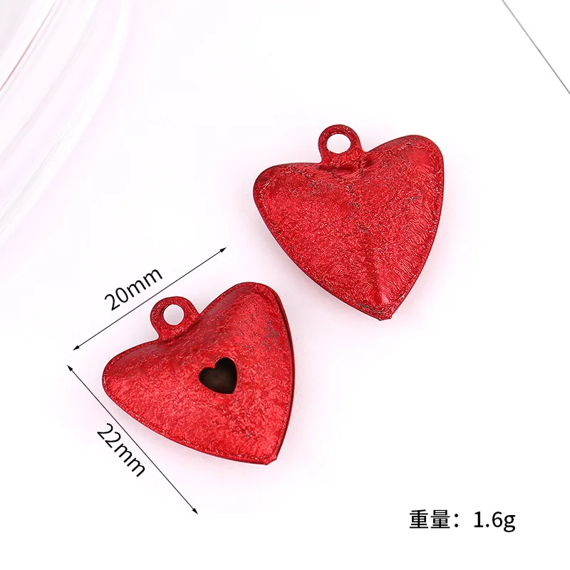 Железные рождественские декоративные подвески в форме сердца для изготовления