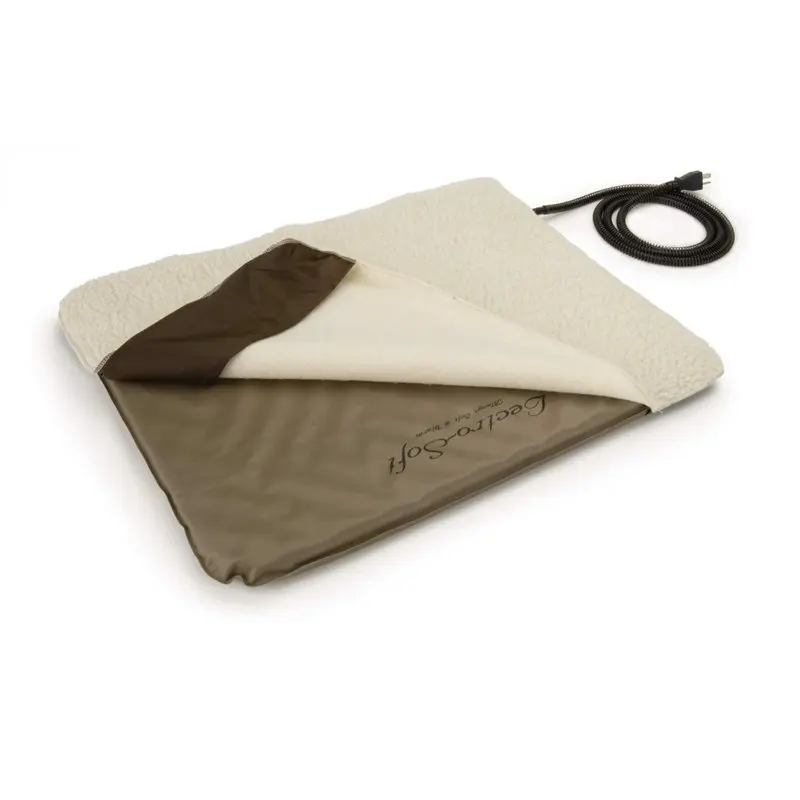 

Gorgeous Tan Outdoor Heated Pet Bed - Perfect for Cold Winter Weather