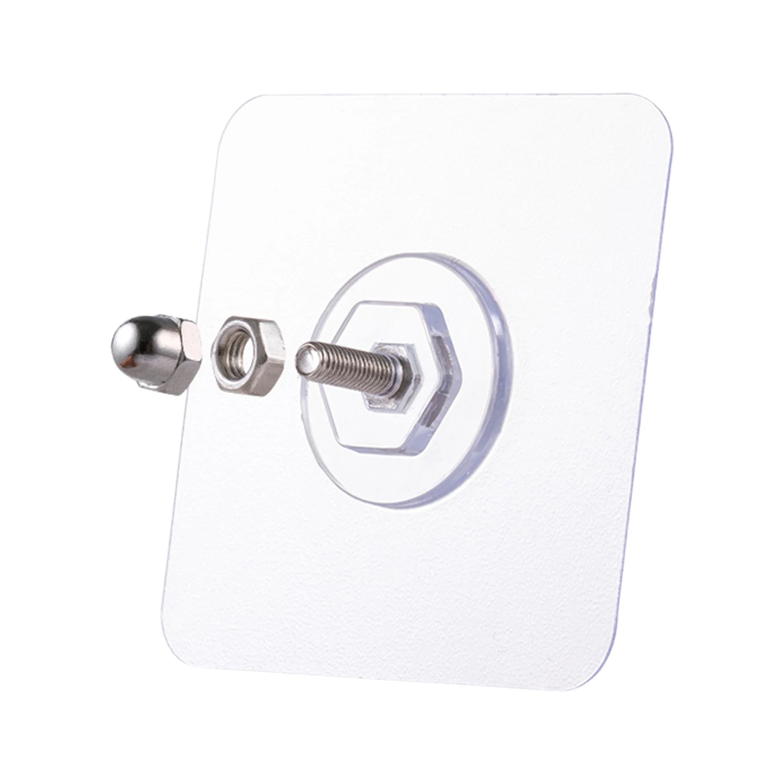 

10Pcs PVC Strong Adhesive Nails Wall Shower Seamless Wall Hook Waterproof Durable Sticky Kitchen Bathroom Screw Hook Hanger