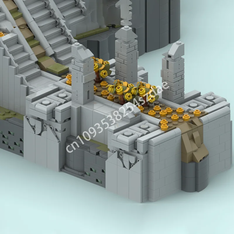 6996 шт. MOC Zelda Слезы Королевств-Восточное Гердо Небо Архипелаг Строительные блоки