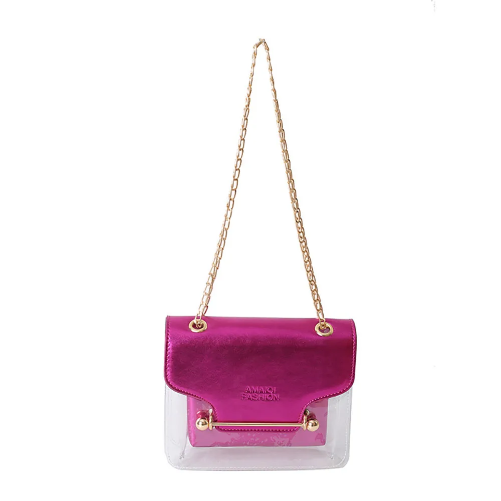 Роскошная дизайнерская женская сумка через плечо миниатюрный модный прозрачный