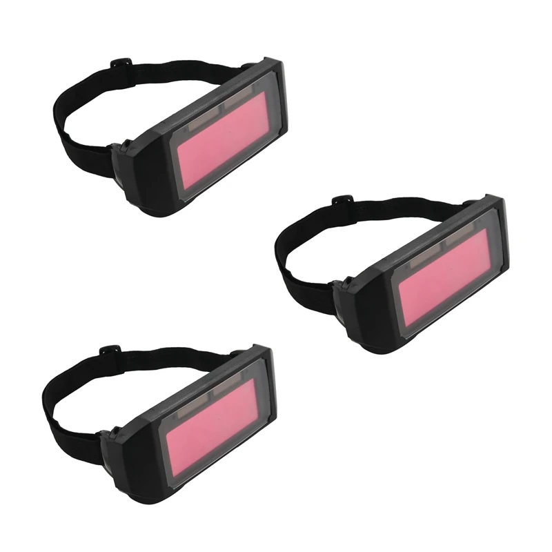 

3X Auto Darkening Welding Helmet DIN11 Durable Automatic Light Change Anti-Glare Eyes Shied Goggle Masks Autos Shades