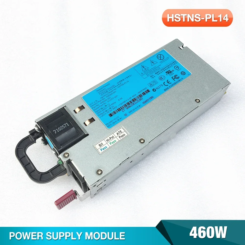 HSTNS-PL14 для серверного блока питания HP 380 360 G6 G7 499249 -001/ 499250 -201/ 511777 -001 460 Вт