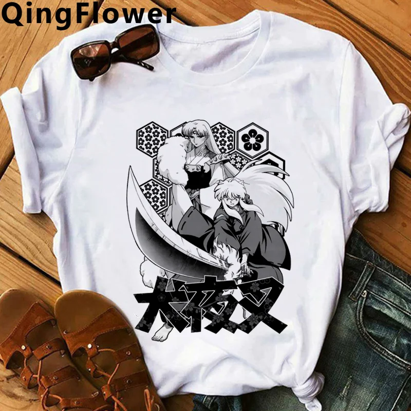 

Футболка с изображением аниме «любимый в Franxx нуль две Inuyasha Nagatoro», мужская повседневная японская одежда ulzzang, белая Винтажная Футболка