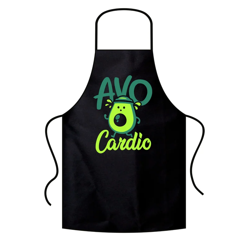 

Avocardio Avo Cardio Avocado Jogging Gym Barbecue Apron Cooking Apron Apron