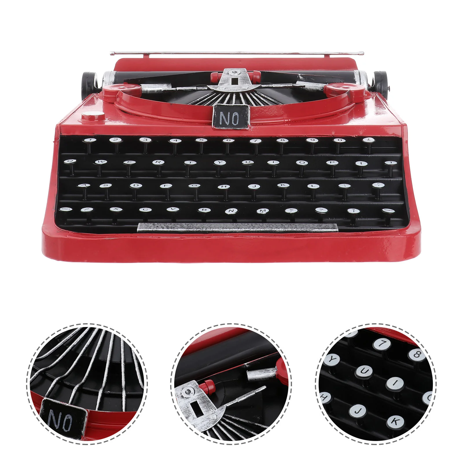 

Typewriter Vintage Retromodelprops Decor Appliance Statue Phonograph Appliances Furniture Accessories Mini Manual Toyphoto