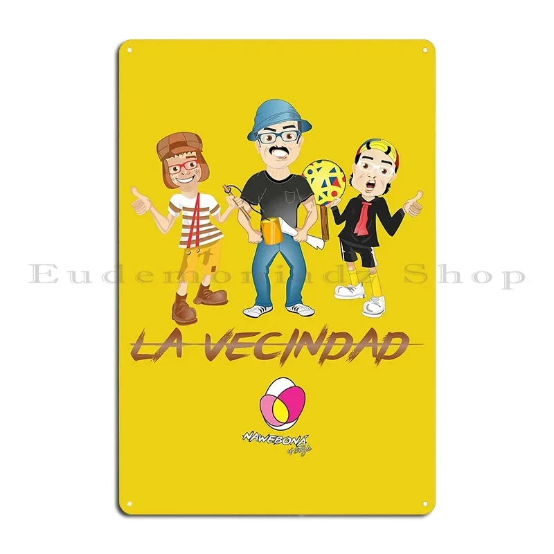 Металлический знак Соседство железный плакат настенная пещера классический