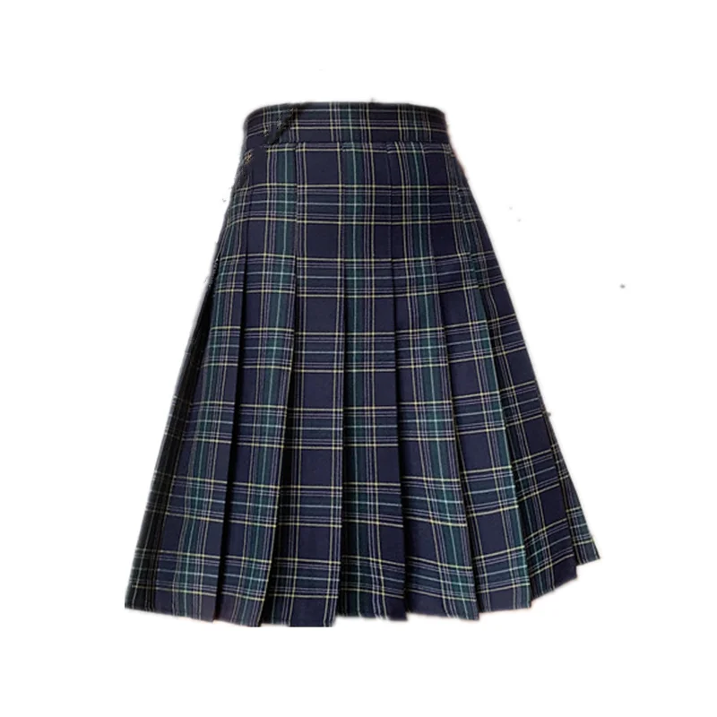 2023 корейский стиль колледжа плиссированная Женская одежда пышная юбка ретро