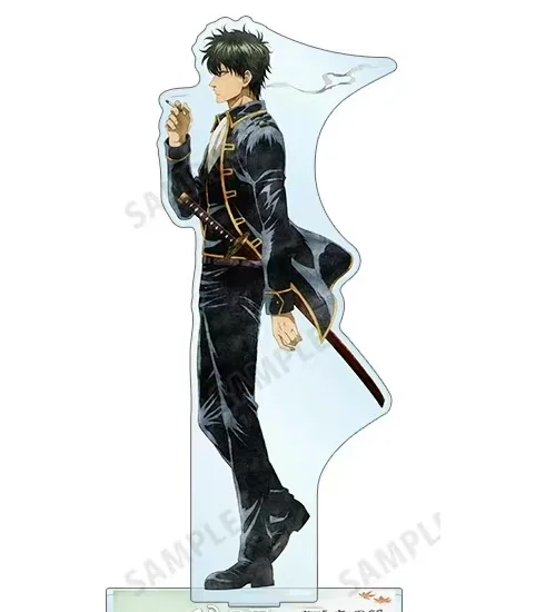 Anime Gin Tama GINTAMA Action Figure Doll Katsura Kotarou Hijikata Toshirou Acrylic Stand Model Plate Cosplay Toy for Gift images - 6