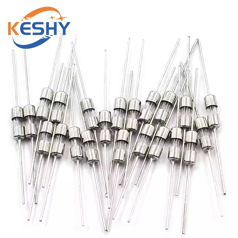 

20 шт./лот 3,6*10 3*10 4*11 Стеклянный предохранитель Быстрый медленный удар 250 В 0,5 А 1A 2A 3A 3,15A 4A 5A 6,3A 10A 15A с ножками типа F/T 3,6x10 3x10