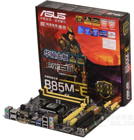 

B85M-E Desktop 1150 B85 компьютерная материнская плата DDR3 ПАМЯТЬ 4790 CPU