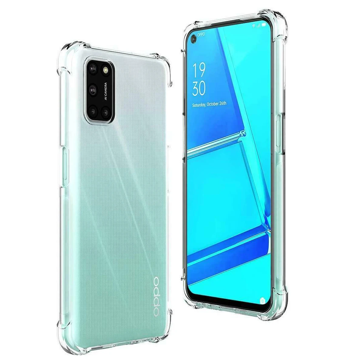 

For OPPO A57S A57E A57 A77 4G/5G A55S A97 5G Pro Case Clear Shockproof Slim Ultra-Thin Soft TPU Silicone Anti-Drop Cover