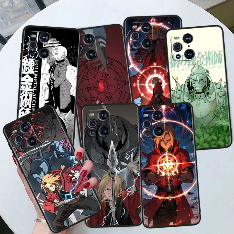 Цельнометаллический алхимик Эдвард Элрик телефон фрик для OPPO Reno 5 6 7 8 10 11 Z F Find X2 X3