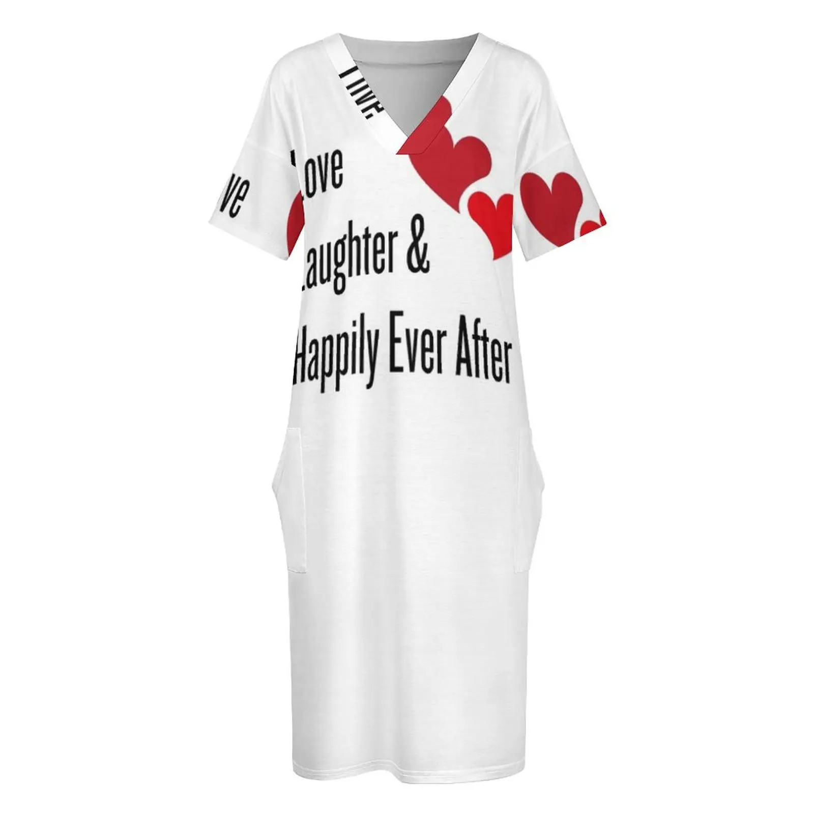 Любовь смех и счастья Ever After Свободное карманное платье Фиолетовое Бальные