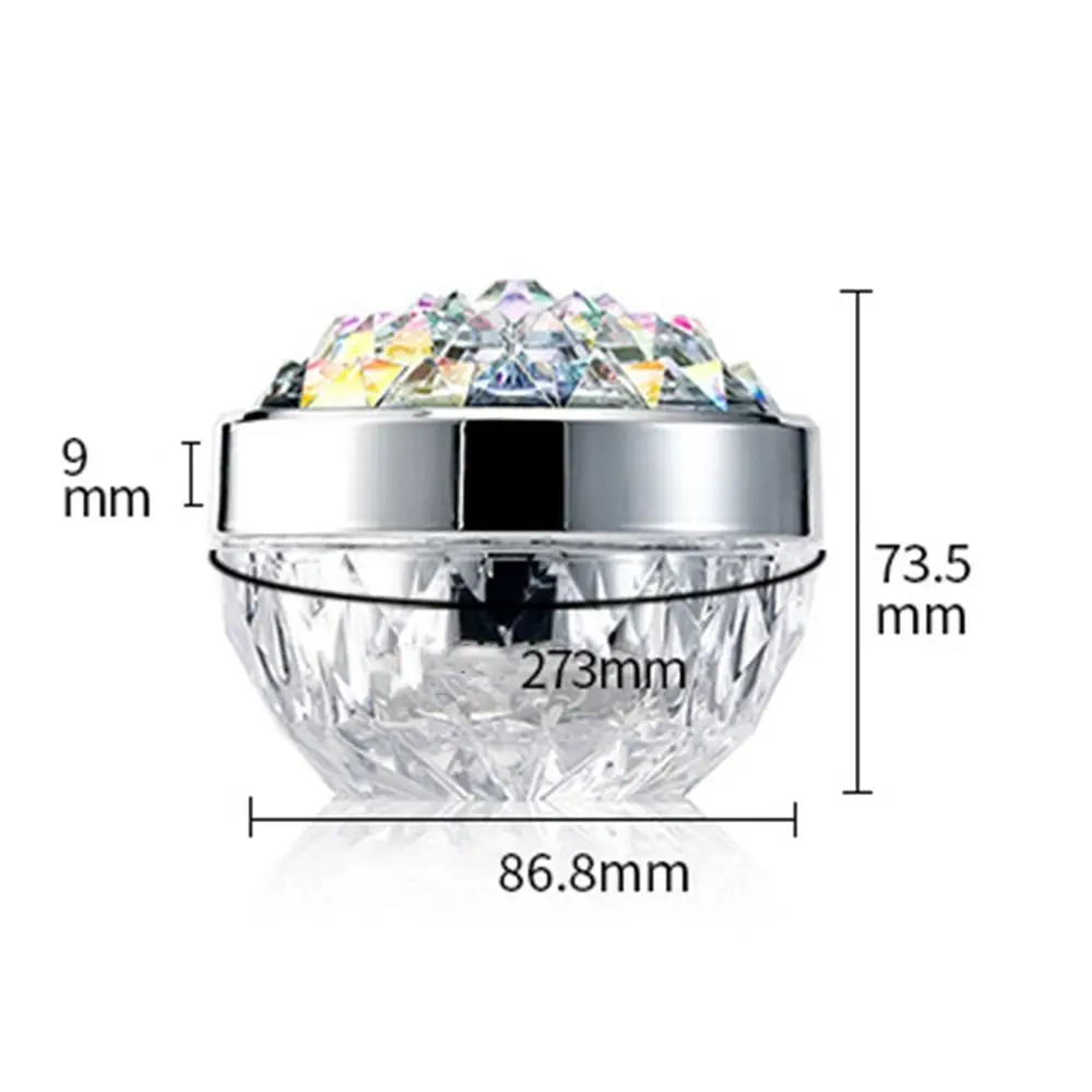 Роскошные блестящие флаконы для женского лица 50 г лосьона маска пустые