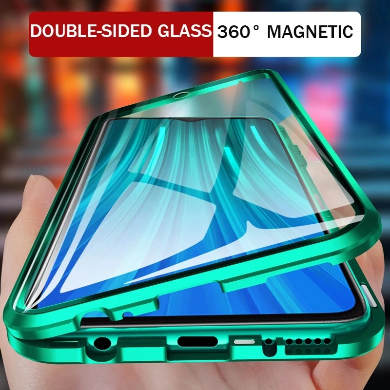 

Magnetic Metal Adsorption Case For Xiaomi Redmi Note 9S 8 7 9 8T 9A 9C K20 K40 Mi 11 10 10T 9T Pro Lite POCO X3 NFC M3 F3 Cover