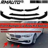 rmauto carbon fiber car front bumper splitter lip body kit spoiler diffuser for bmw 3 series f30 f35 2016 2019 normal version