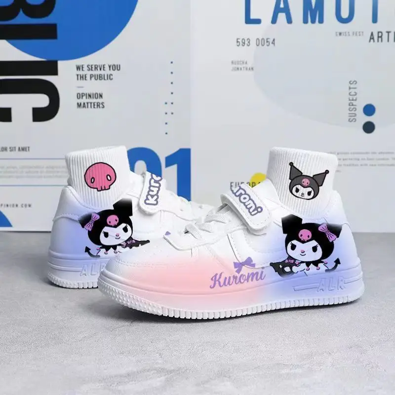 

Sanrio Kuromi Children Children's Shoes Sports Shoes Anime Figure Sneakers Student Comfortable Cute Cartoon Hot Kawaii New Style
