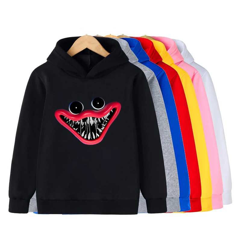 

Kids Poppy Speeltijd Hoodie Harajuku Jongen Meisje Mode Huggy Wuggy Sweatshirt En Najaar Modellen Horror Kleding Lange Mouwen
