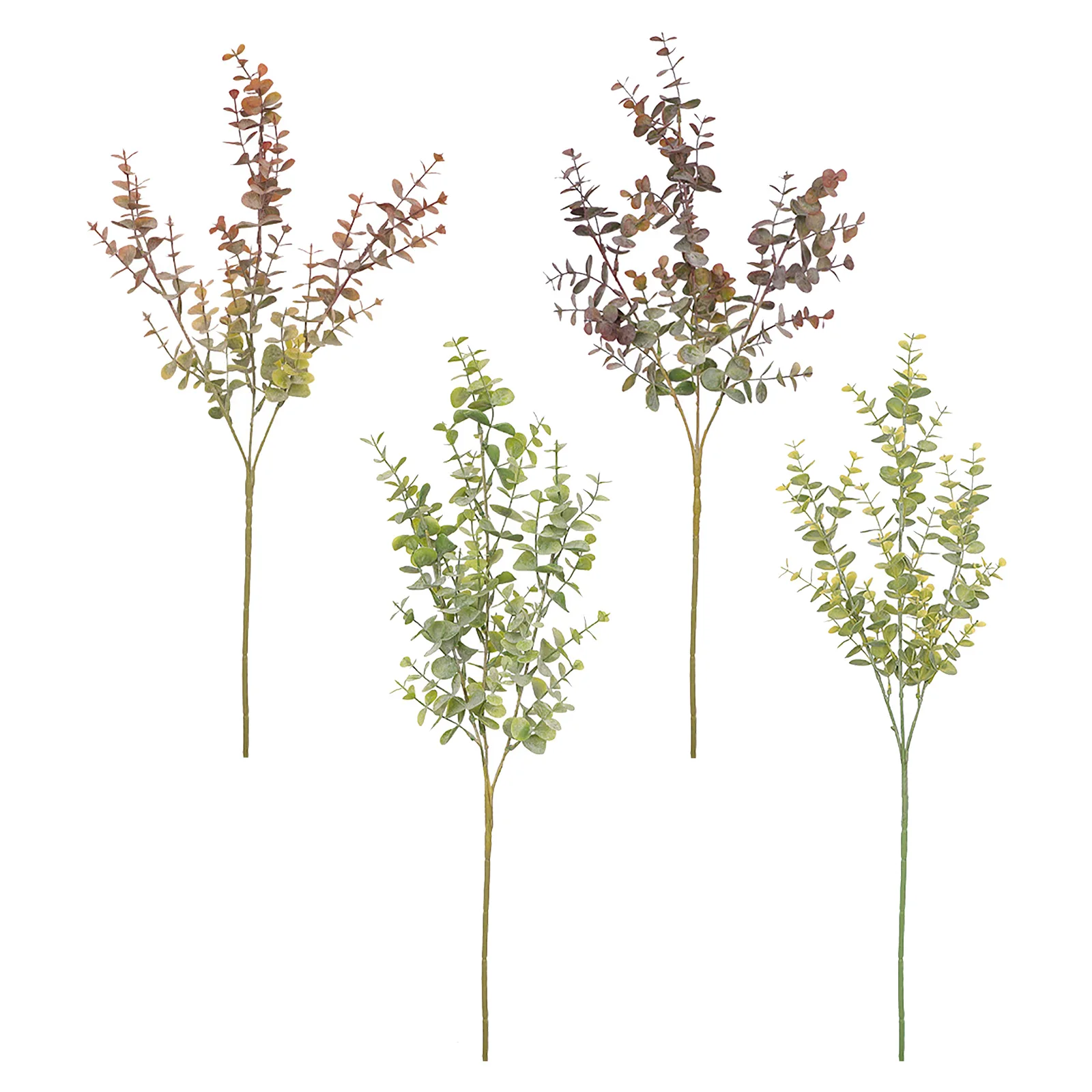 

Simulation Plants Artificial Flower Plastic Round Leaf Cuttings Wedding Décor 67cm Eucalyptus Home Decoration