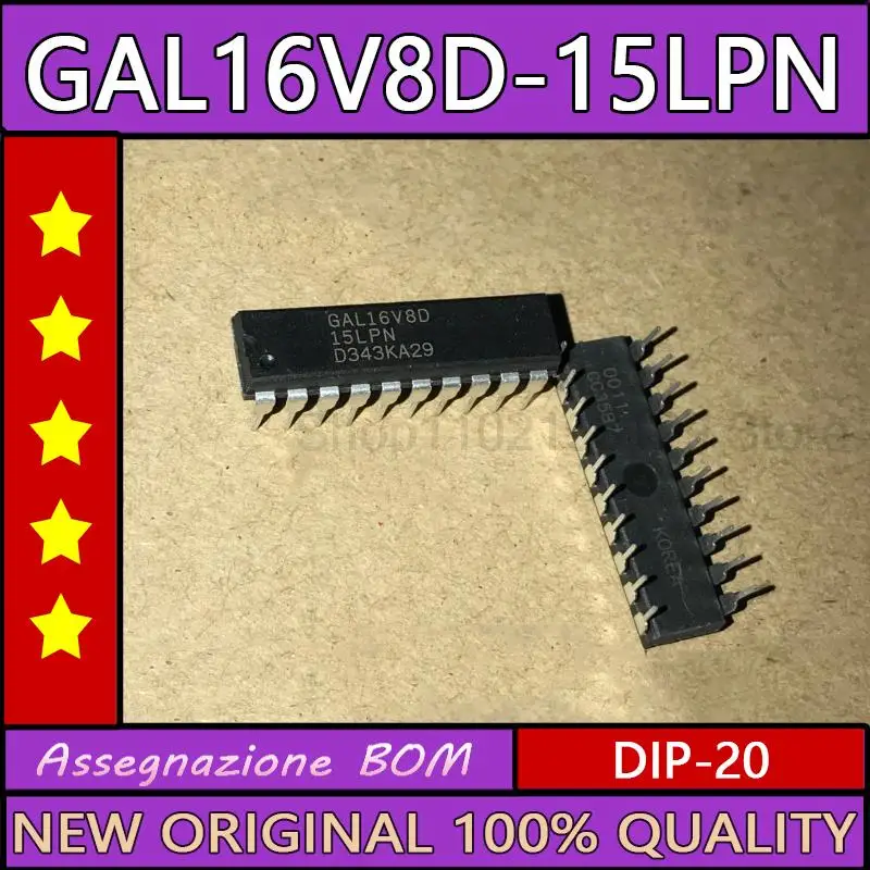 

10 шт./лот Gal16v8d-15lpn dip20 in-line IC chip
