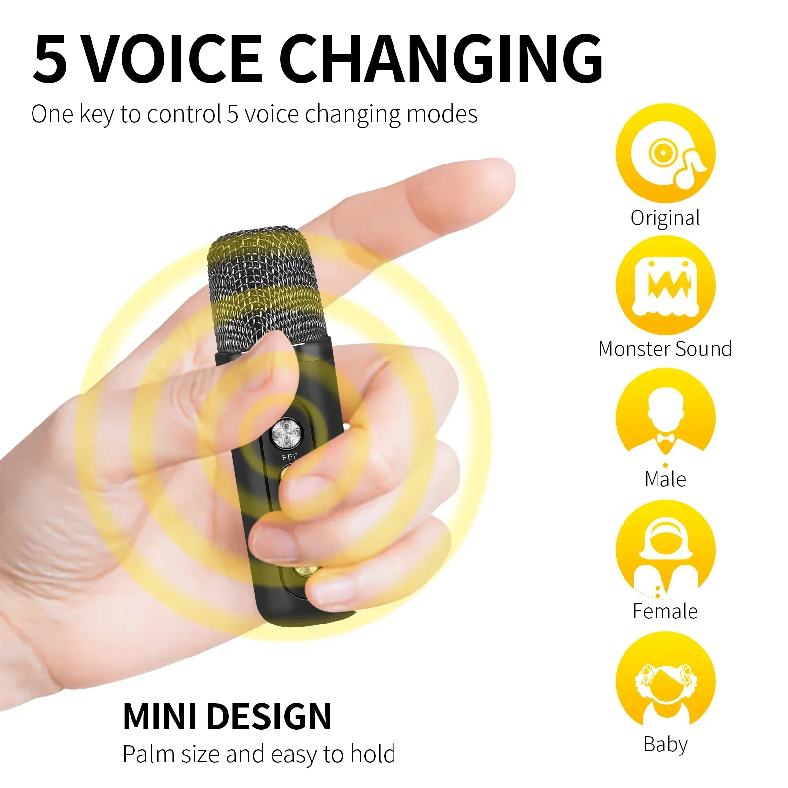 Семейный KTV-набор 100 Вт пиковая Беспроводная Bluetooth-караоке-машина с 2 микрофонами