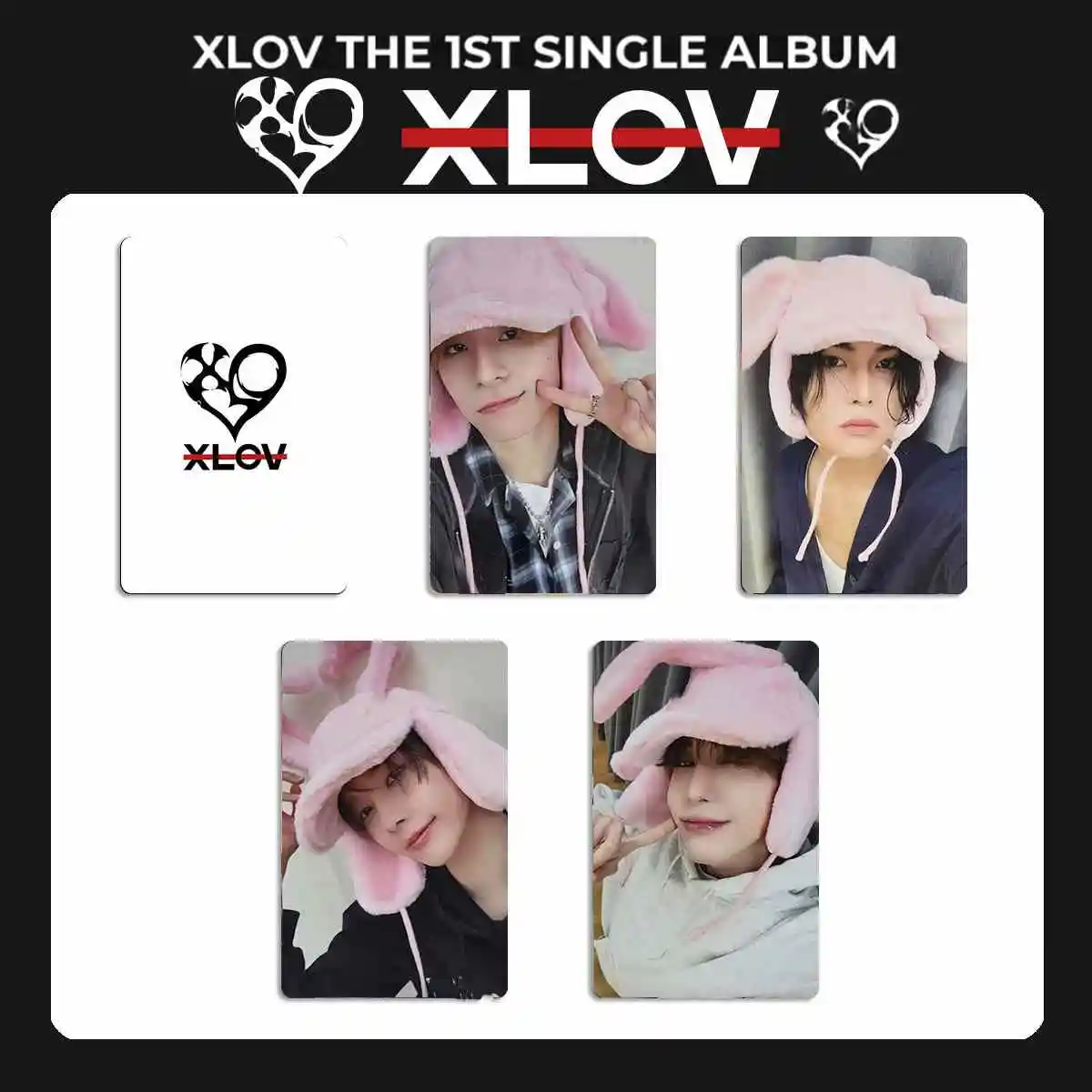 Фото 4 шт./компл. KPOP XLOV новый альбом I'MMA BE HD фотокарты двухсторонние карты ЛОМО Wumuti Rui Hyun Haru открытка коллекция фанатов №2