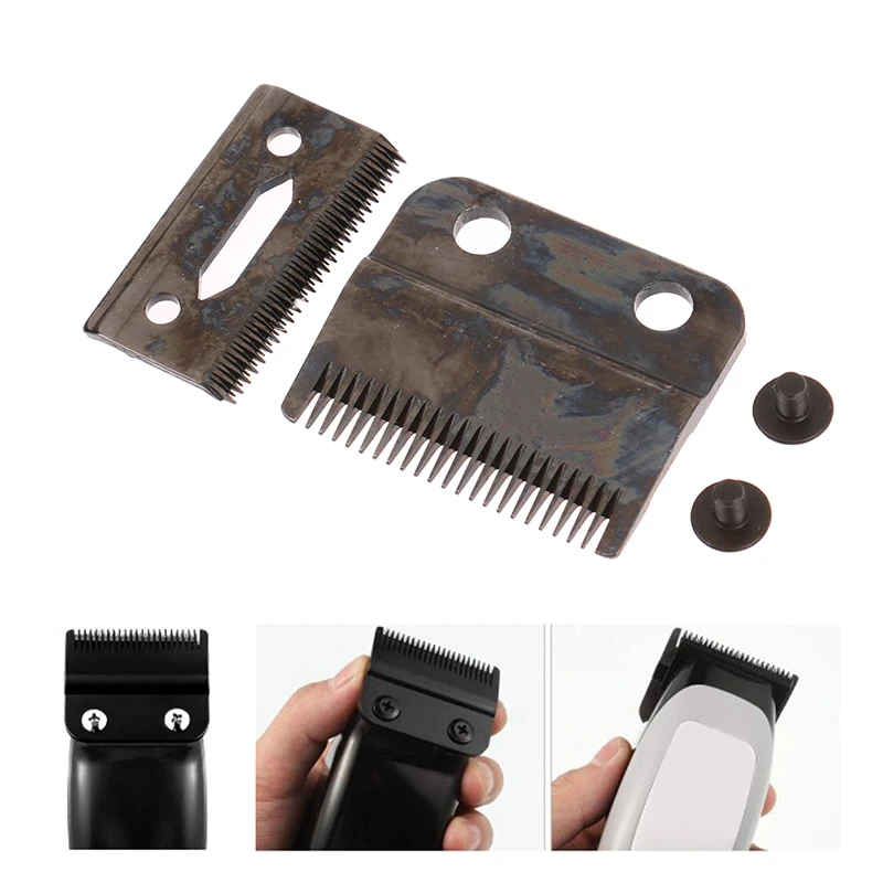 

For Wahl8148/8504 Hair Clipper Blade Black Replacement Movable Blade Steel Accessories Blade