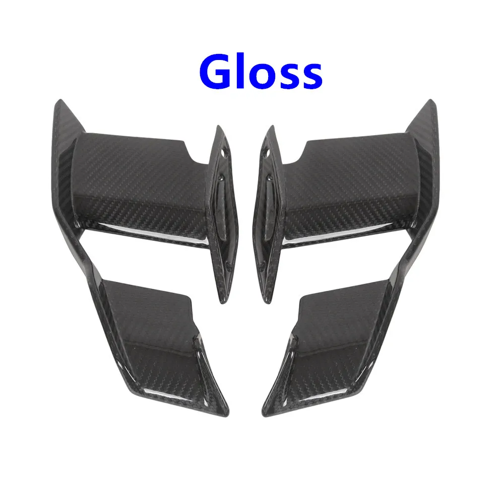 

Передние крылышки из углеродного волокна мотоцикла, обтекатель, спойлер с фиксированным крылом для BMW S1000R M1000R 2023