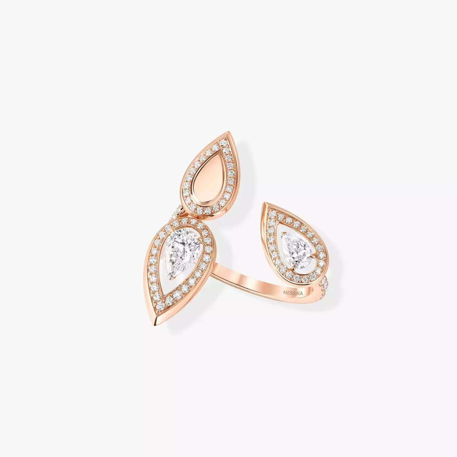 Коллекция FIERY TRIO из стерлингового серебра S925 асимметричное женское кольцо с