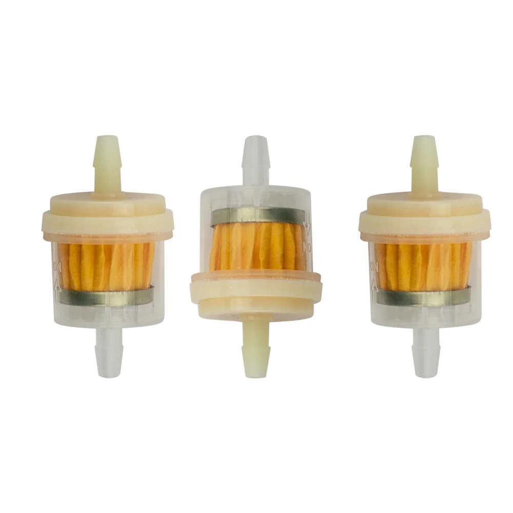 

3 Pcs Motorcycle Petrol Gas Fuel Gasoline Oil Filter for Scooter Motorcycle Moped Gas Scooter Dirt Bike ATV Kart Oil Fuel Filter